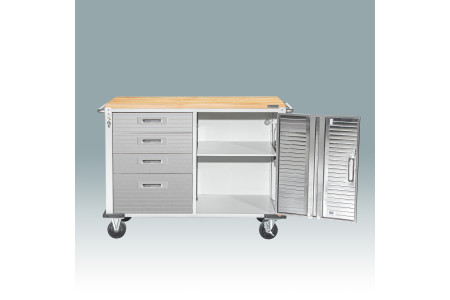 48” wide Rolling Workbench Cabinet, Granite (self-pickup only)